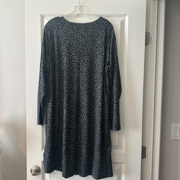 Charter Club Intimates Plus Size Soft Knit Printed Sleepshirt 2X - Picture 2 of 4